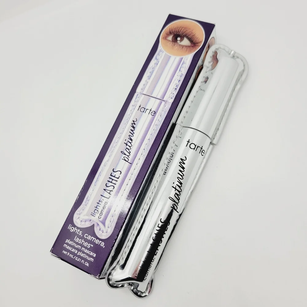 Lights Camera Lashes Platinum Lash Serum Mascara Black Brand New Box Full Size